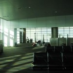 Alone on the Airport Concourse