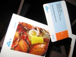KLM Royal Dutch Airlines Free and Groovy Luggage Tag