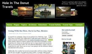 Follow Barbara on Her Four-month Trekking Adventrue at holeinthedonut.com