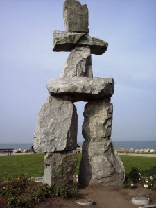 Inukshuk, Vancouver, B.C.