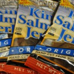 Alaska Souvenir - King Salmon Jerky, Purchased at Fred Meyer Alaska Souvenir - King Salmon Jerky, Purchased at Fred Meyer