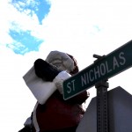 Giant Santa Statue on St. Nicholas Street, North Pole, Alaska