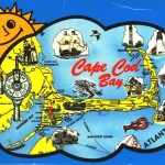 Cape Cod Bay Postcard Sent circa 1977