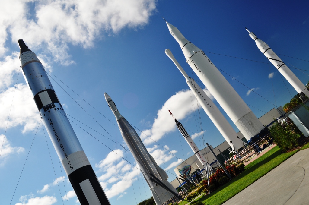 The Rocket Garden - Probably My Favorite Attraction at Kennedy Space Center, Florida The Rocket Garden - Probably My Favorite Attraction at Kennedy Space Center