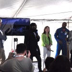 Lars Perkins, will.i.am, Lori Garver, Leland Melvin, Bill Nye the Science Guy Talk STEM during NASA Tweetup, Kennedy Space Center, Nov. 26, 2011