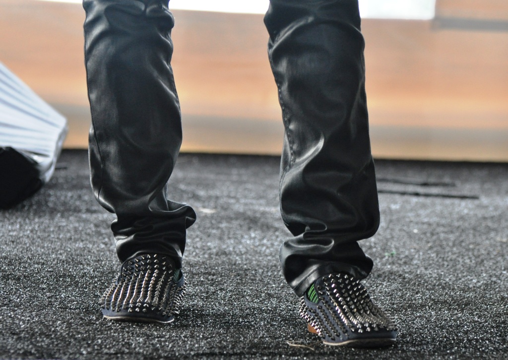 will.i.am's Rock Star Shoes, NASA Tweetup, Kennedy Space Center, Nov. 26, 2011 will.i.am's Rock Star Shoes, NASA Tweetup, Kennedy Space Center, Nov. 26, 2011