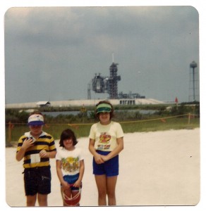 Me (Right) with My Brother and Sister at Kennedy Space Center, Summer 1981 Me (Right) with My Brother and Sister at Kennedy Space Center, Summer 1981