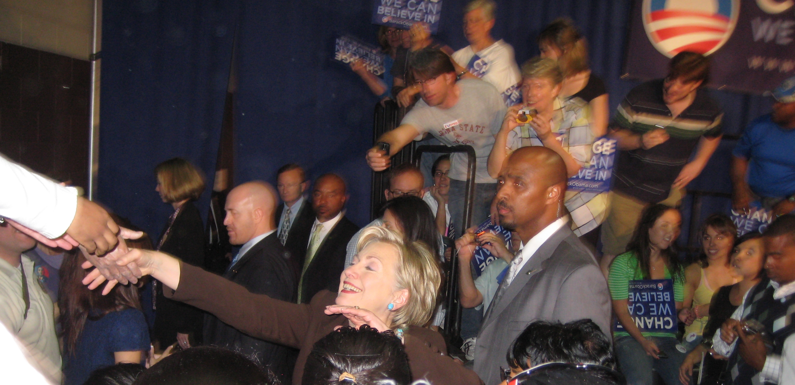 Hillary Clinton Stumps for Obama in Orlando, Fla., Nov. 2008 Hillary Clinton Stumps for Obama in Orlando, Fla., Nov. 2008