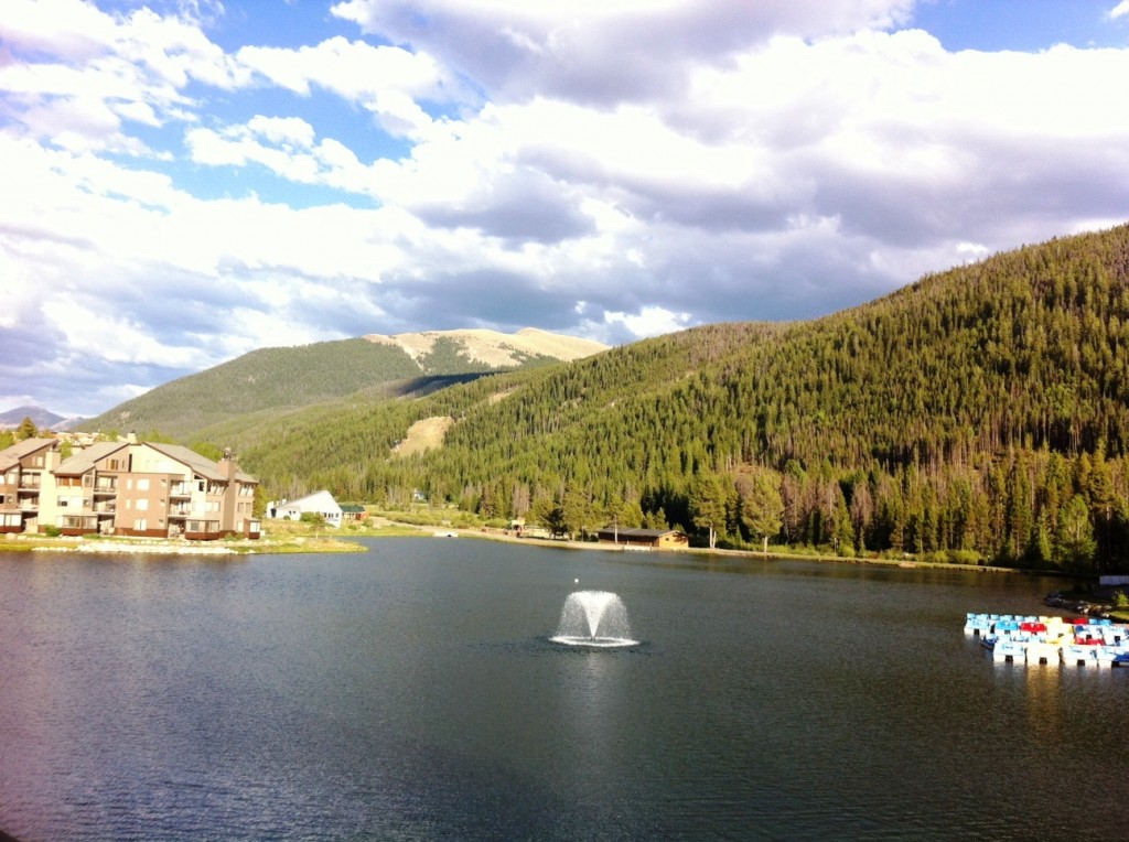 View from my Lakeside Village Room at Keystone Resort, Colo.
