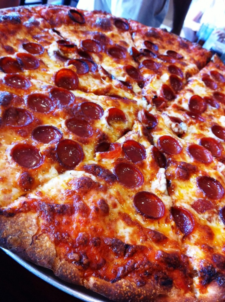 Small Pepperonis and Lots of Cheese Make it Buffalo-Style